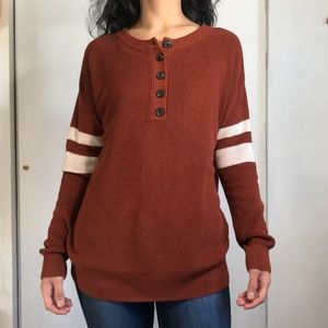 AEO  Henley Pullover Sweater